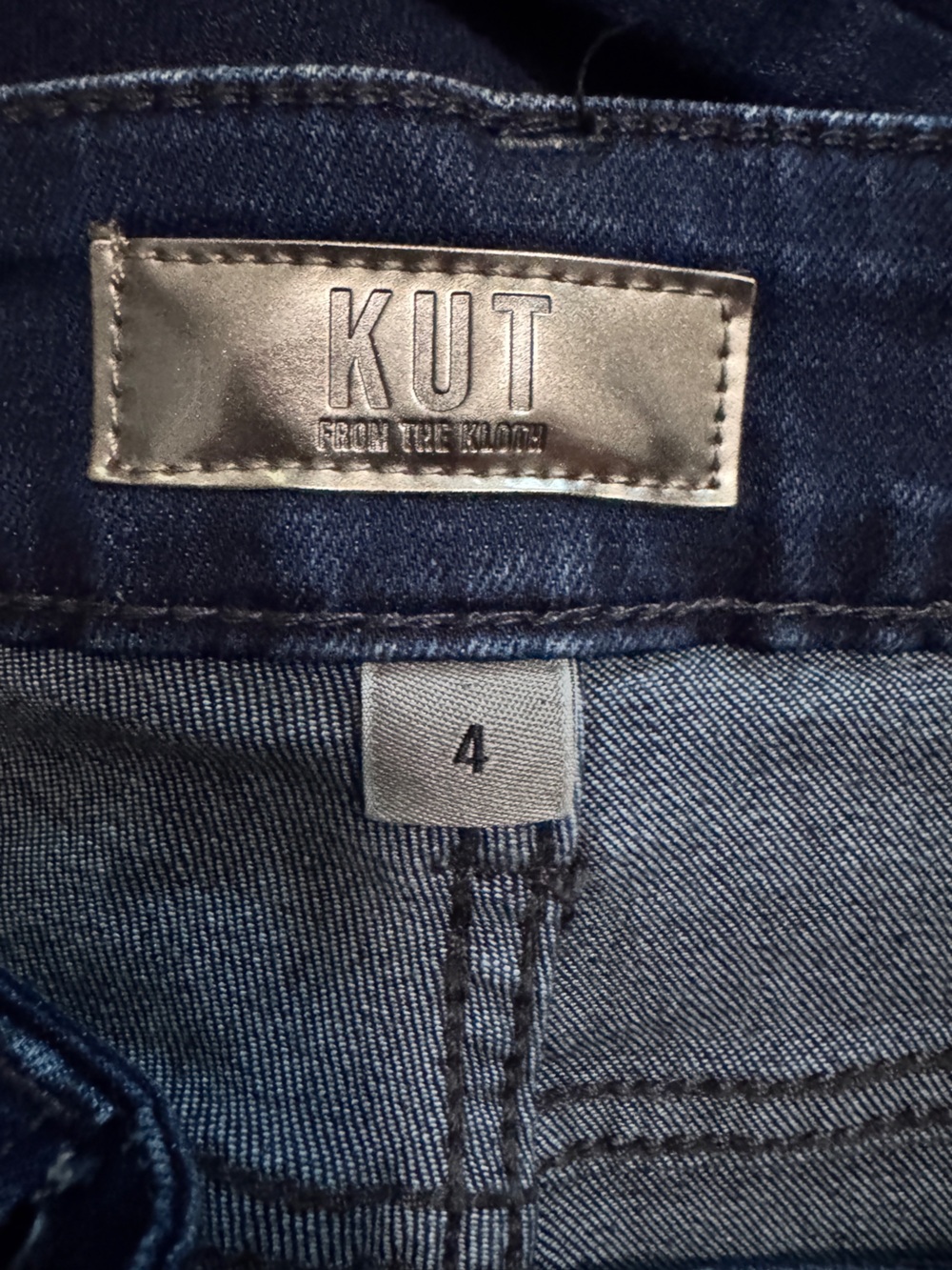 Kut Natalie Flare Color Leading Evereve Exclusive Size 4 EUC dark wash - Picture 10 of 13